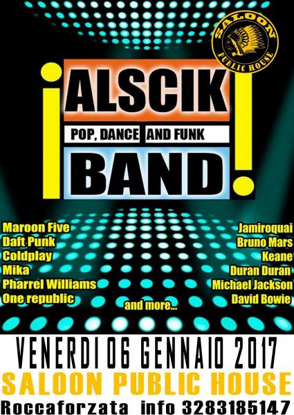 Alscik Band live al Saloon Public House