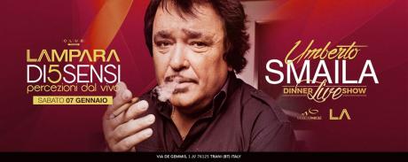Umberto Smaila in dinner live show at La Lampara