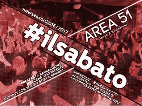 Musica e animazione per #IlSabato dell'Area 51 di Novoli: in consolle Mauro Stiky, in pista le Area Girls