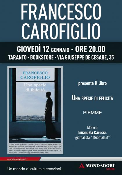 Incontro con l'autore Francesco Carofiglio