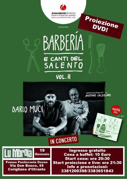 Dario Muci e Antonio Calsolaro: Barberìa e canti del Salento
