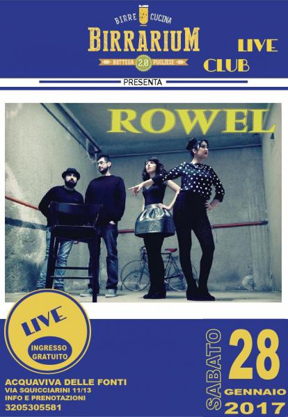 Rowel live at Birrarium