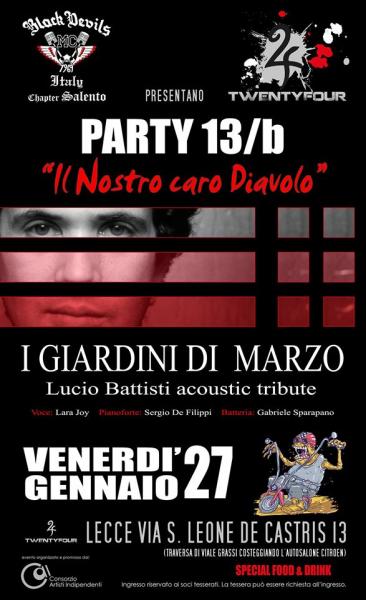 I GIARDINI DI MARZO (Tributo Lucio Battisti) Live at Twentyfour, Lecce