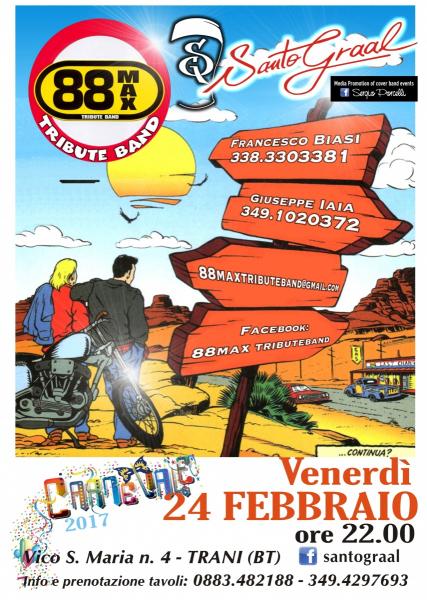 88max Tribute Band al Santo Graal