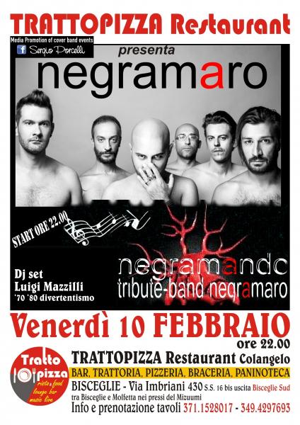 Negramando Tribute Band Negramaro a Trattopizza Bisceglie