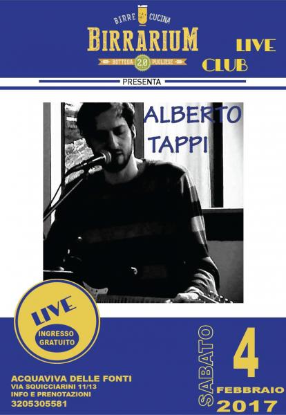 Alberto Tappi live al Birrarium