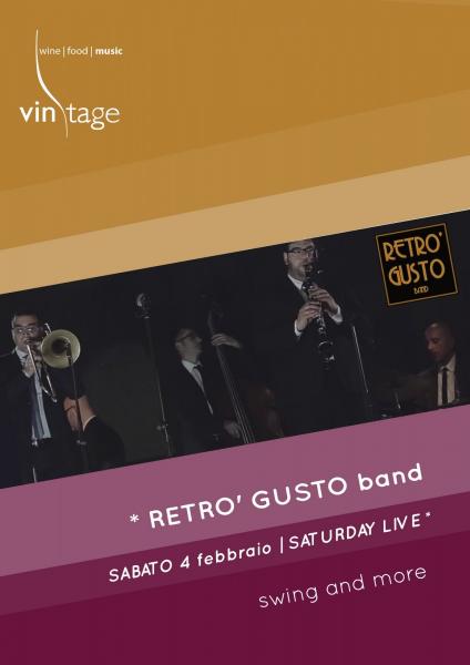 Saturday live RETRO’GUSTO BAND