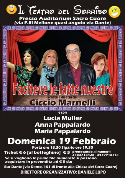 Marinelli torna in scena a Teatro con una commedia inedita!