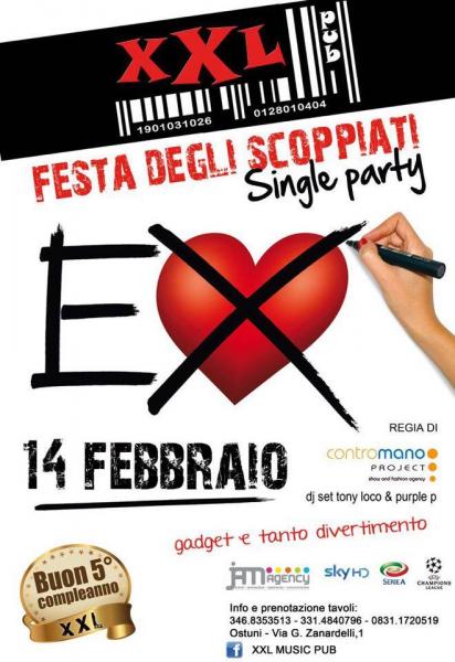 Festa degli Scoppiati at XXL Music Pub // 14 Febbraio 2017
