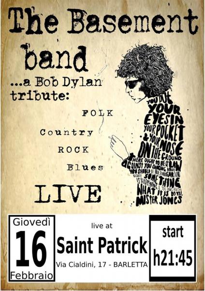The Basement band - a Bob Dylan tribute :: LIVE at Saint Patrick
