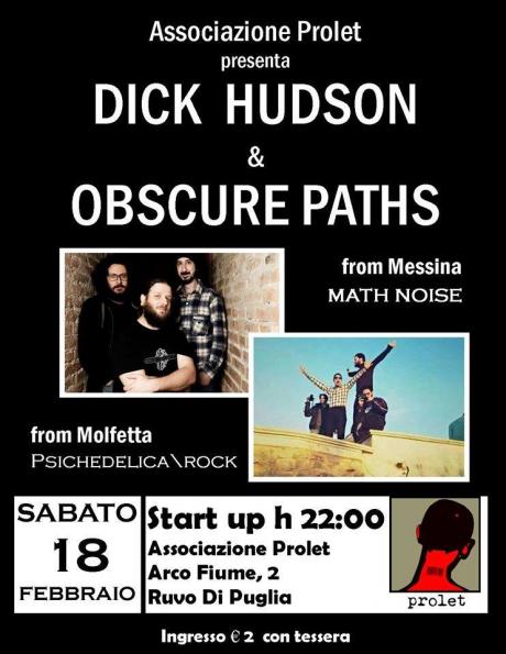 Dick Hudson e Obscure Paths - Live at Prolet