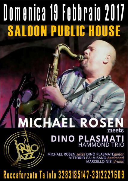Michael Rosen meets Hammond Trio at Saloon public house