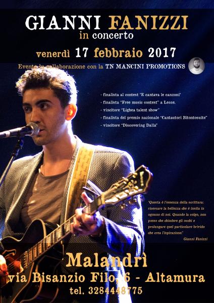 GIANNI FANIZZI live at Malandrì