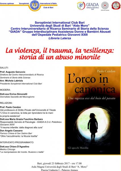 La violenza, il trauma, la resilienza: storia di un abuso minorile