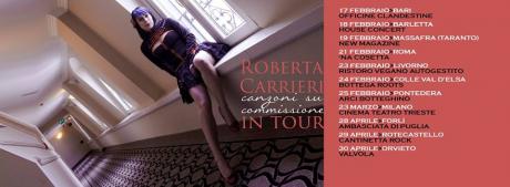 Roberta Carrieri Live - Canzoni su commissione tour -