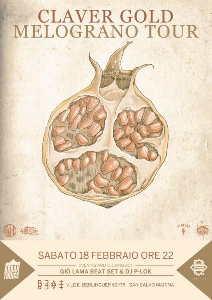 "Melograno Tour" di Claver Gold - tappa al Beat Cafe