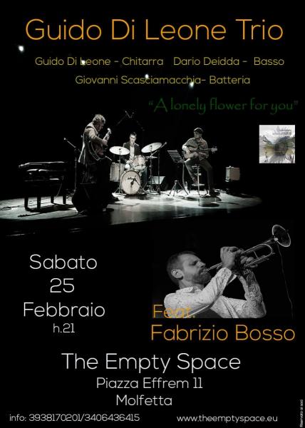 Empty Space Jazz presenta Guido Di Leone Trio & Fabrizio Bosso
