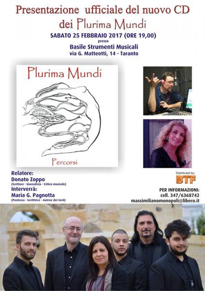 Presentazione stampa del cd Percorsi del gruppo Plurima Mundi