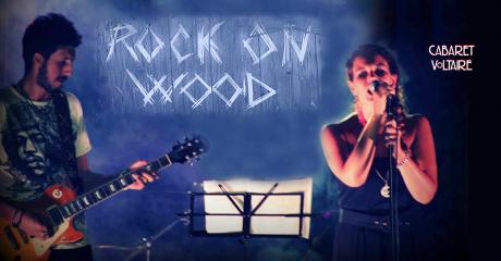 Rock on wood live