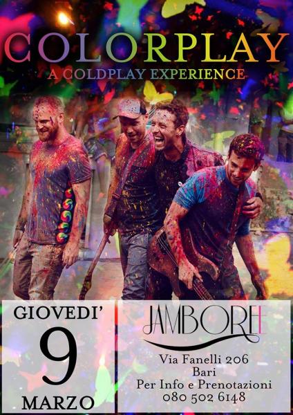 Colorplay - a Coldplay experience al Jamboree