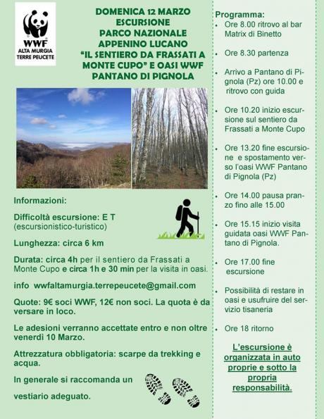 Escursione Parco Nazionale Appennino Lucano e Oasi WWF Pantano di Pignola