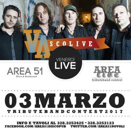 Ancora un venerdì di musica e tributi all'Area51: sul palco novolese l'omaggio a Vasco Rossi