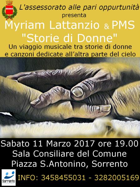 Myriam Lattanzio & Pms in "Storie di  Donne"