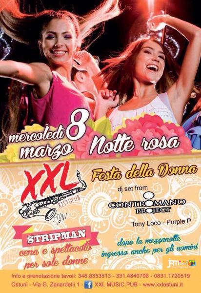 Festa Della Donna "la Notte Rosa" 8 Marzo at XXL Music Pub