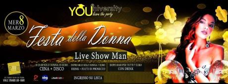 Mercoledì 8 Marzo YOUniversity FESTA Della DONNA - 12zer03 CLUB
