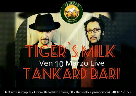 Tiger's Milk at Tankard Pub