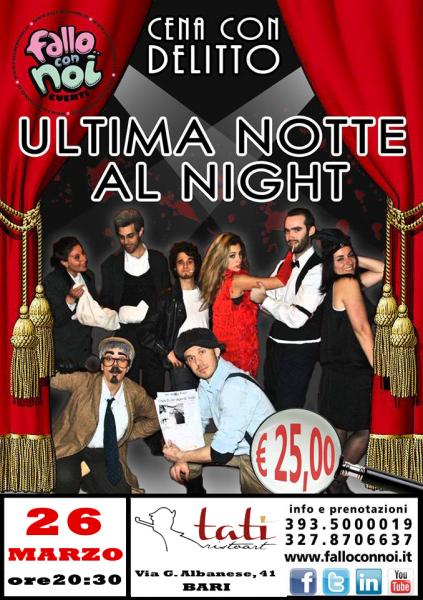 Cena con Delitto "Ultima Notte al Night"