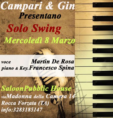 Campari e Gin solo Swing 8 Marzo Saloon Public House
