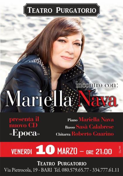 Mariella Nava a Bari : showcase e firmacopie di EPOCA - il nuovo CD
