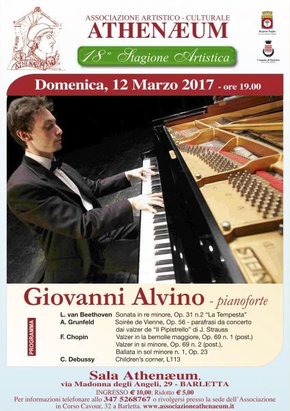 Recital del pianista Giovanni Alvino