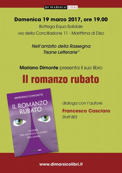 Presentazione del libro: "Il Romanzo Rubato" di Mariano Dimonte