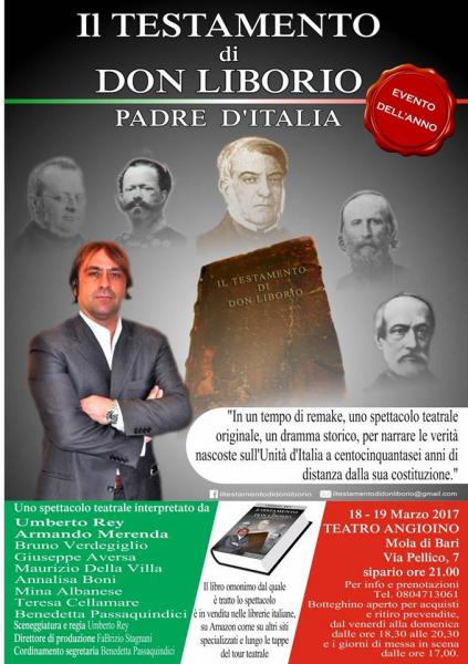 Il Testamento di Don Liborio, pièce teatrale di Umberto Passaquindici Rey