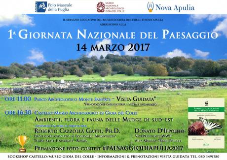 Giornata Nazionale del Paesaggio - FotoContest #paesaggiodiapulia2017