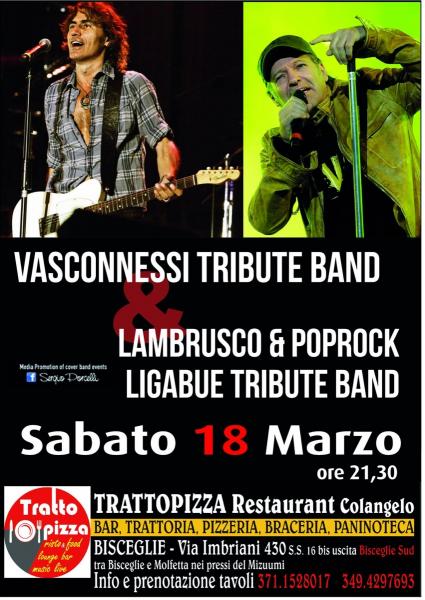 Vasconnessi & Lambrusco E Poprock Liga tribute a Bisceglie!