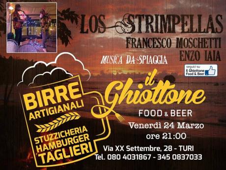 Los Strimpellas - Musica da spiaggia live a "Il Ghiottone"