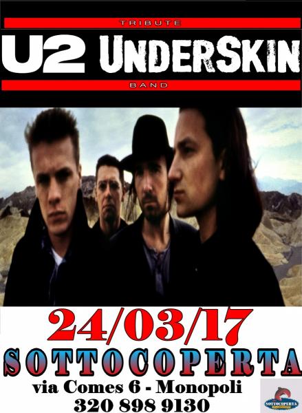La Musica degli U2 con gli Underskin a Monopoli