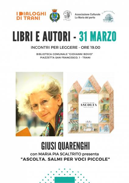 Incontro con l'Autrice Giusi Quarenghi