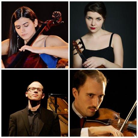 Quartetto cameristico Kowalczyk (violino), Palmizio (viola), Cardaropoli (violoncello), Torquati (pianoforte)