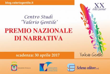 Premio Nazionale di Narrativa inedita "Valerio Gentile" XX edizione