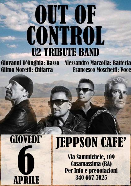 Out of Control U2 tribute live al Jeppson