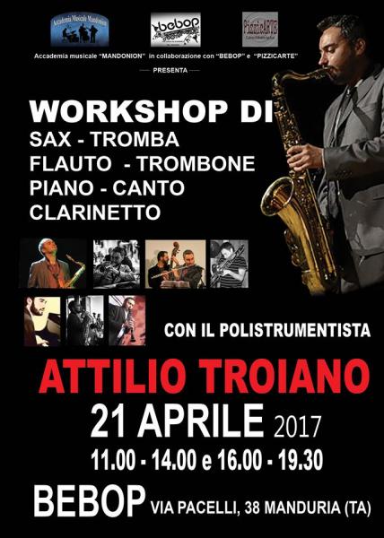 Workshop e Concerto con Attilio Troiano