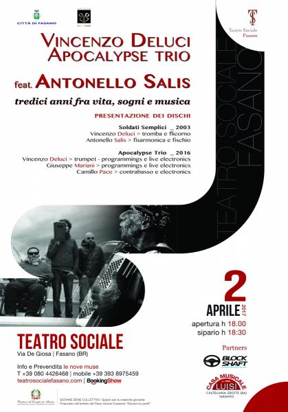 Vincenzo Deluci Apocalypse Trio feat. Antonello Salis