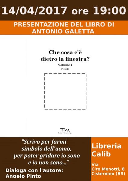Presentazione del libro di Antonio Galetta