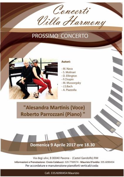 Concerto del Duo Parrozzani (piano) Martinis (voce)