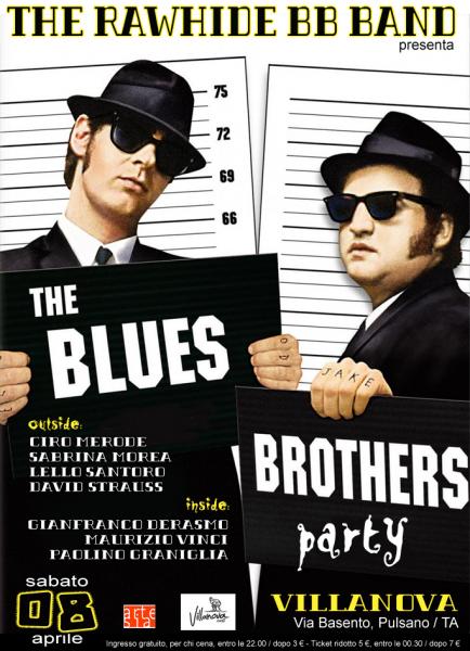 The Blues Brothers Party con The Rawhide BB Band in concerto + Double Zone Dj Set