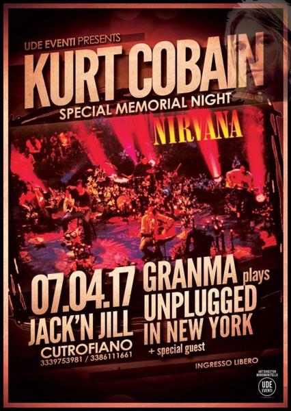 GRANMA plays Nirvana Unplugged in New York al Jack'n Jill di Cutrofiano (Le)